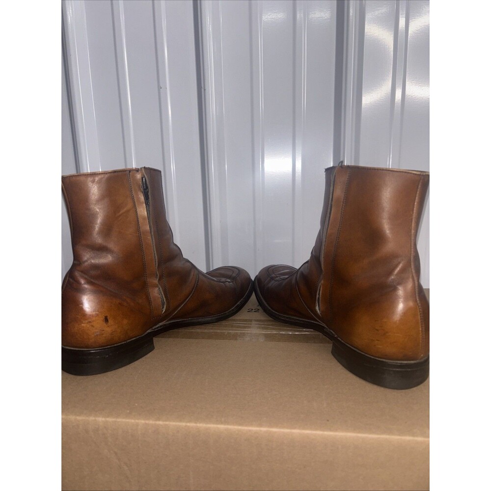 Vintage Mens Goodyear Mid Calf Zip Boots Size 11 - Picture 6 of 9